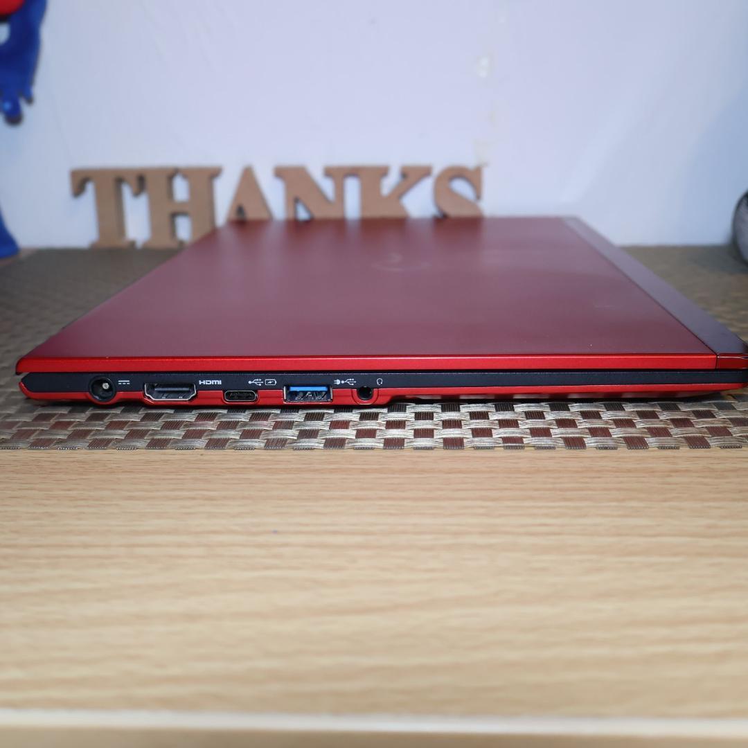 美品！人気の赤Win11公式対応i7/メ8G/SSD/FHDタッチ/無線/カメラ