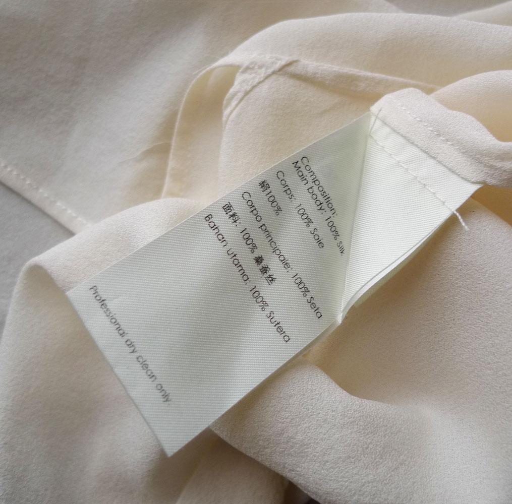 3.1 フィリップリム シルク100%のブラウス シャツ ホワイト C463