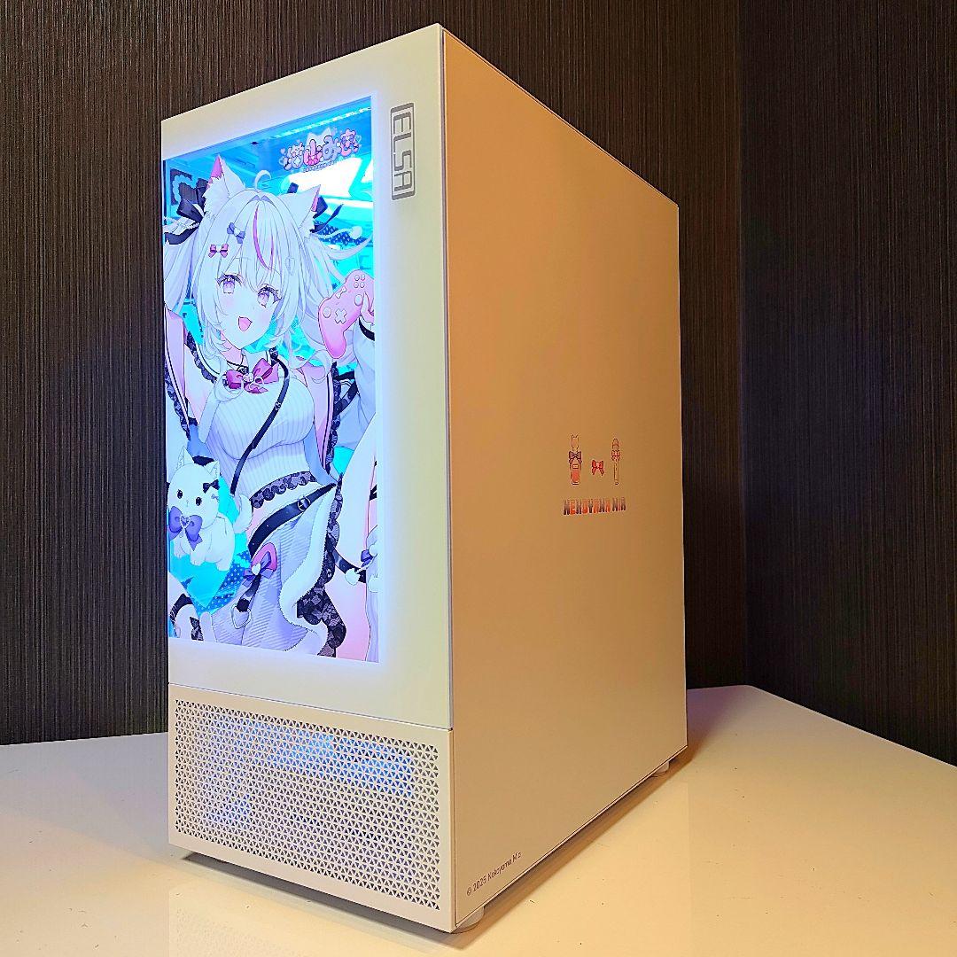 【猫山みあ×ELSAコラボケース ゲーミングPC】デスクトップ／キャラクター