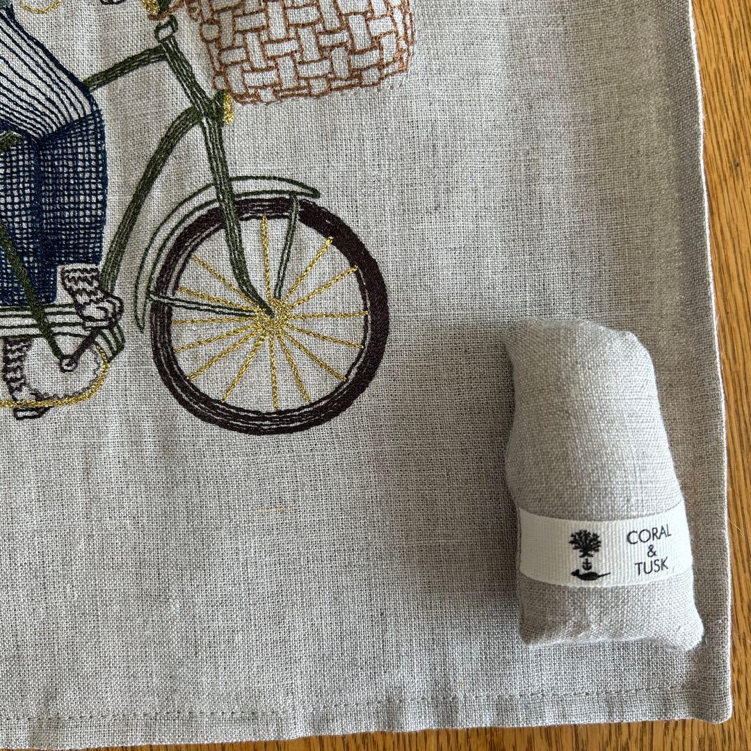 Coral&Tusk コーラル&タスク クッションカバー　自転車　新品・未使用