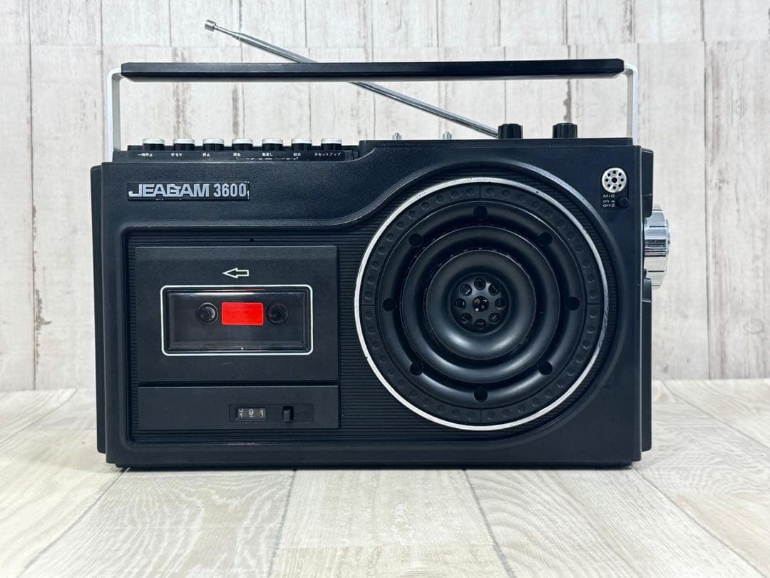 昭和レトロ品　JAGAM ラジオカセットJR-3600 希少