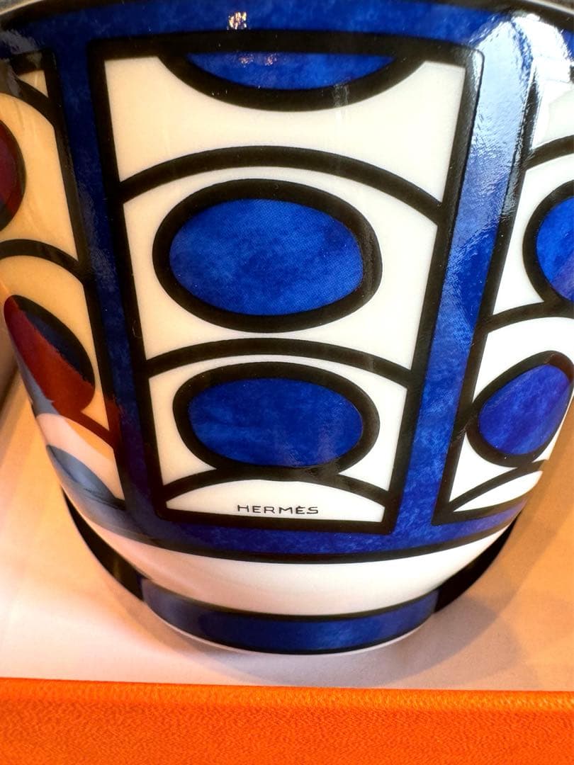 最終値下！エルメス ブルーダイユール ラージボウル 　スープボウル　飯碗