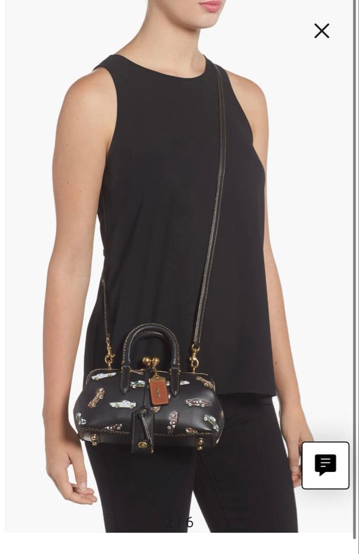 コーチ　レキシーキスロックサッチェルバッグ