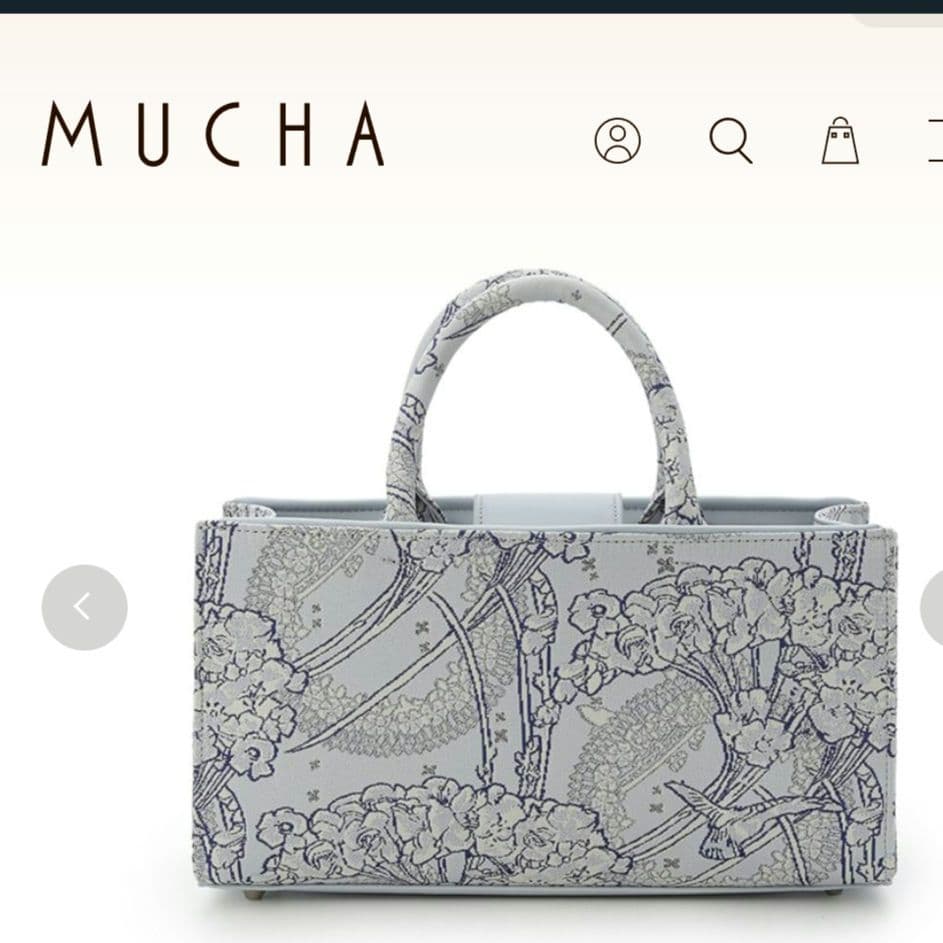 【MUCHA/ミュシャ】1度のみ使用 ショルダーバッグ(ハンドバッグ)