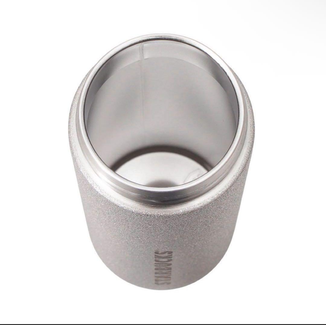 スターバックス　ステンレスボトルグリッターシルバー355ml