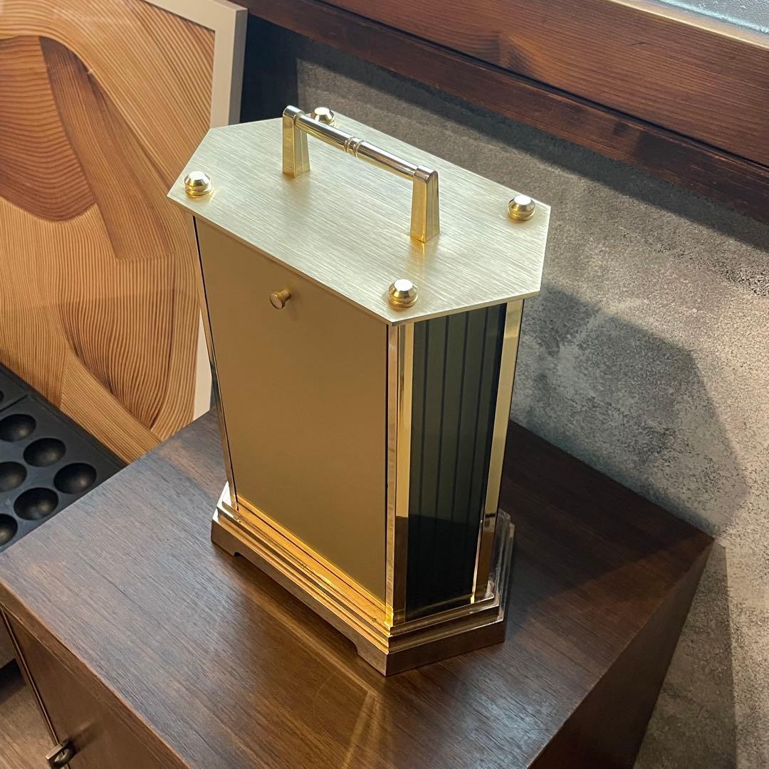 SEIKO 振り子付き置時計 ゴールド ブラック