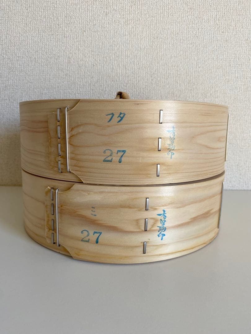 木曽駒印 高級国産 ひのきせいろ 27cm 照宝 蒸し板セット