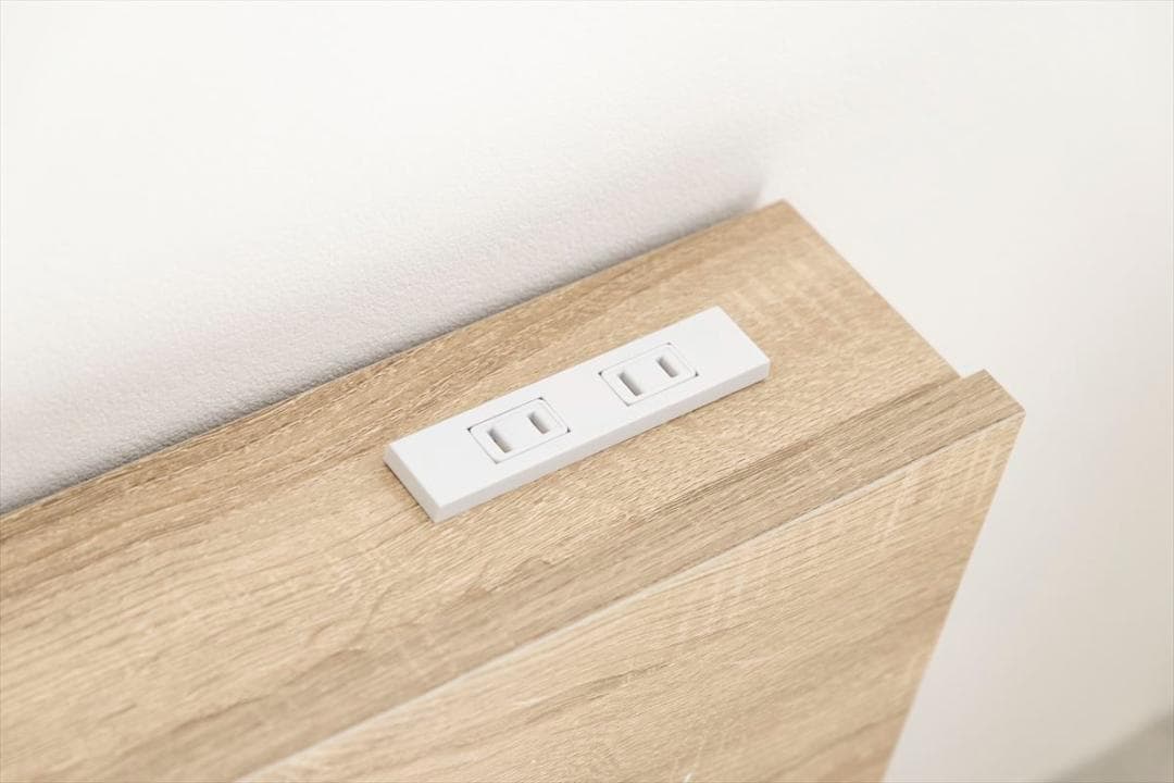 【送料無料】【セミダブル】すのこローベッド ヘッドボード ボンネルマットレス付き