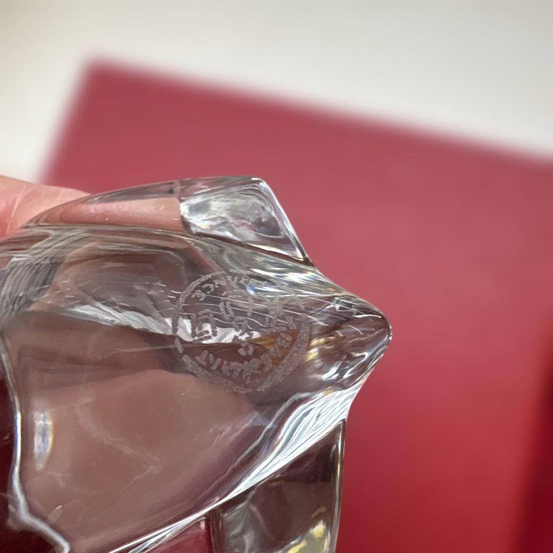 Baccarat クリスタルアヒル ペーパーウェイト