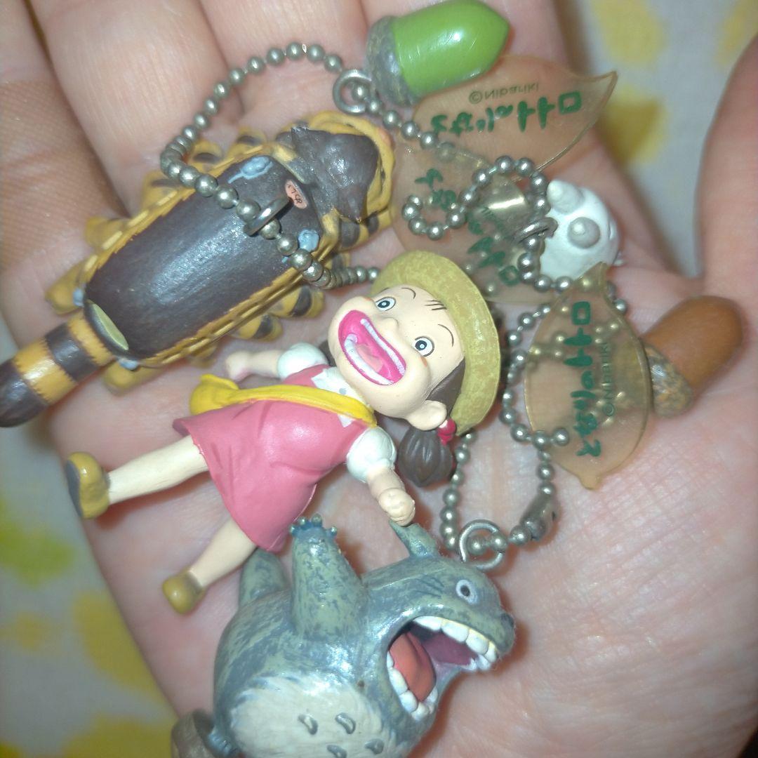 となりのトトロ！トトロ・ネコバス・メイ フィギュア ストラップセット まとめ売り