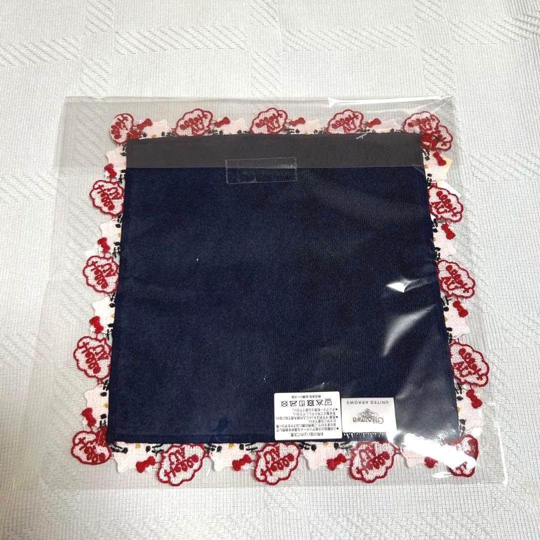 ハローキティ✖️ 近沢レース店 ✖️ ユナイテッドアローズ ☆ハンカチ ／ ネイビー