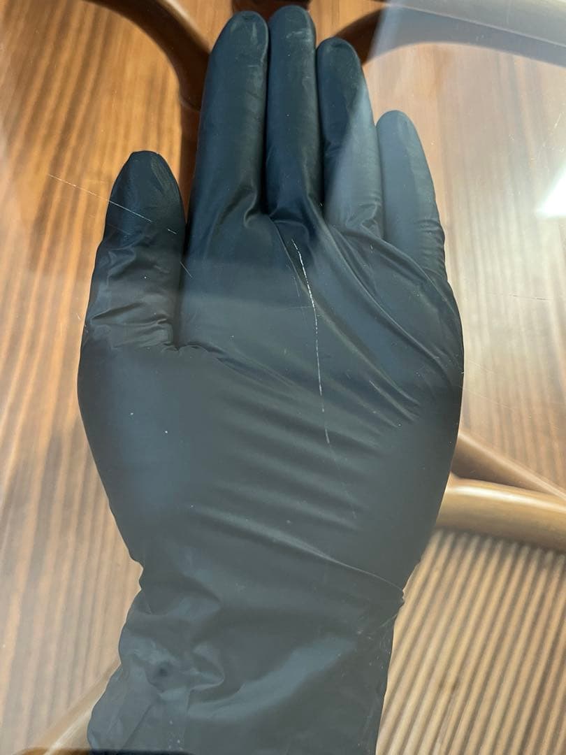 【ラタン　ガラス天板付ローテーブル】