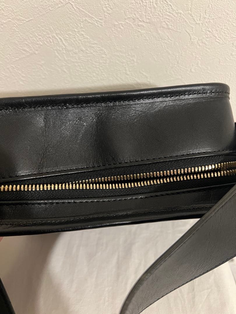 lifestylist ブラック ショルダーバッグ レザー