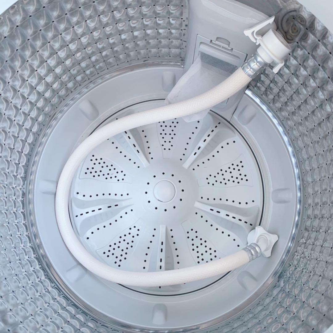 183取付無料！2023年製 おしゃれデザインスタイリッシュシルバー冷蔵庫洗濯機