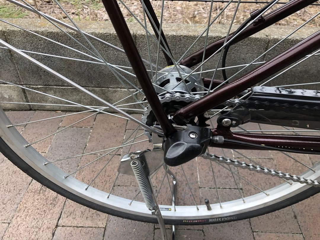 整備点検済み　電動アシスト自転車 ブリヂストンアシスタ　26インチ　ブラウン