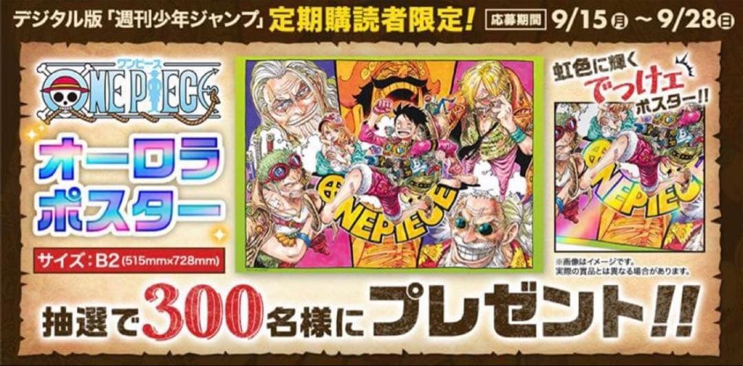 ONE PIECE オーロラポスター