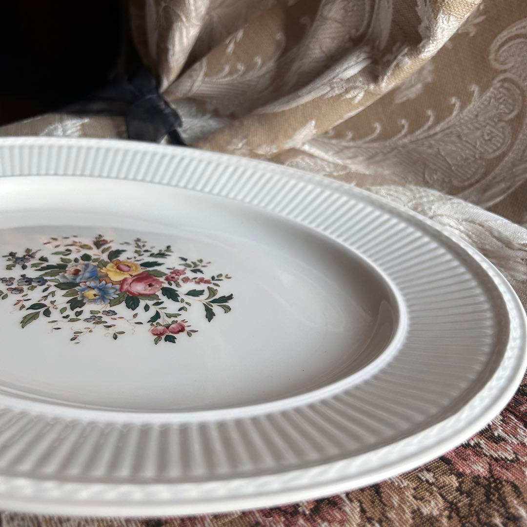 美品 英国製  Conway 英国の伝統美が息づく器ꕤ︎︎オーバル皿