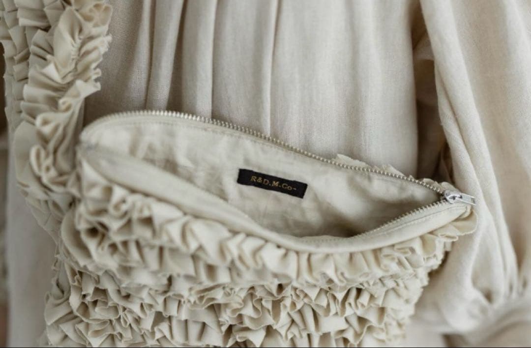 別注R&D.M.Co- FRILL BODY BAG フリルボディバッグ