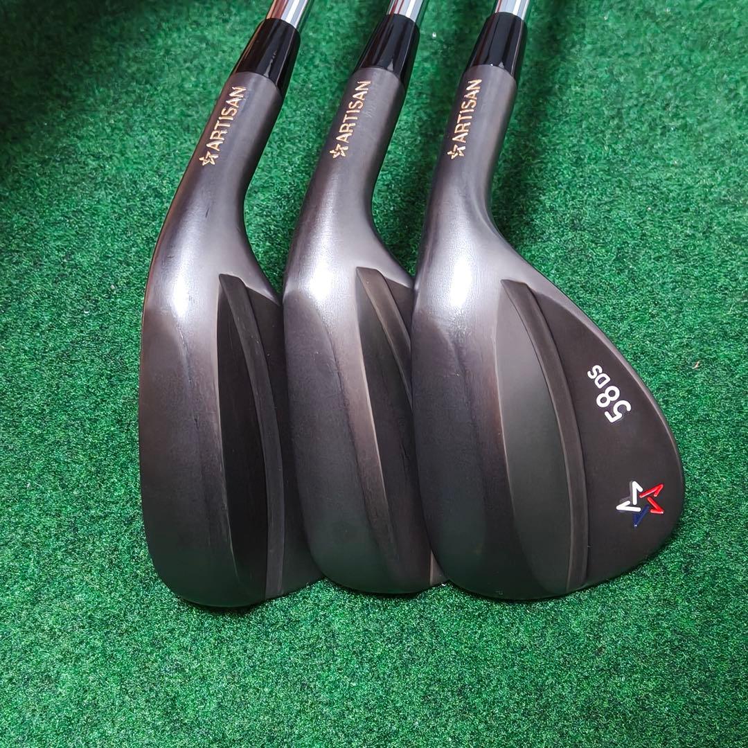 希少 Artisan ウェッジ 3本セット 48° 52° 58°