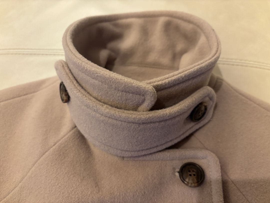 ★美品★SHIPS any★PONTETORTO★スタンド&ダブルカラーコート★