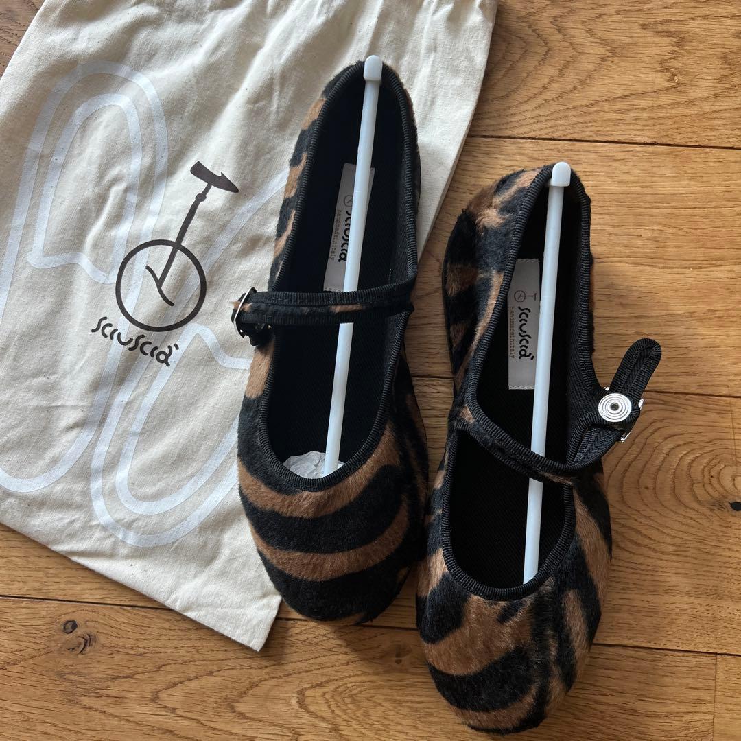 【2点セット】未使用！Sciuscia シューシャ フラットシューズ 37