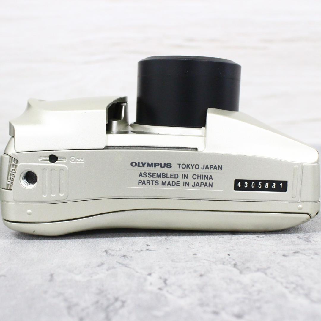 ◇オリンパス μズーム 115デラックス 三脚＆リモコン付き フィルムカメラ