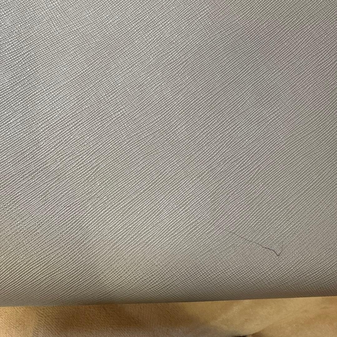 PRADA グレー トートバッグ ショルダー付き