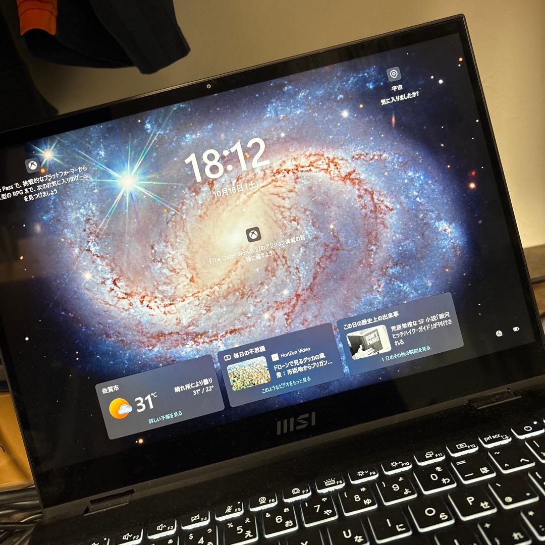 Windowsノート本体 MSI summit E13FlipEvo A12MT