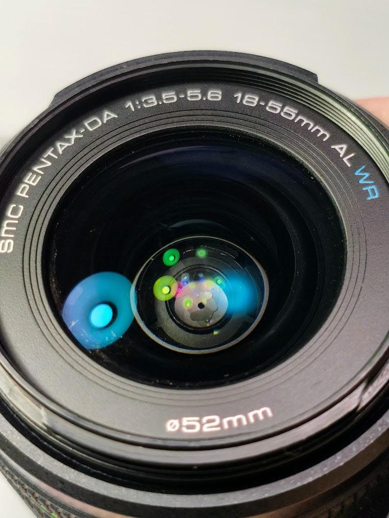 【黒死病対策】【内臓電池交換】PENTAX K-50 綺麗なホワイト＋WRレンズ