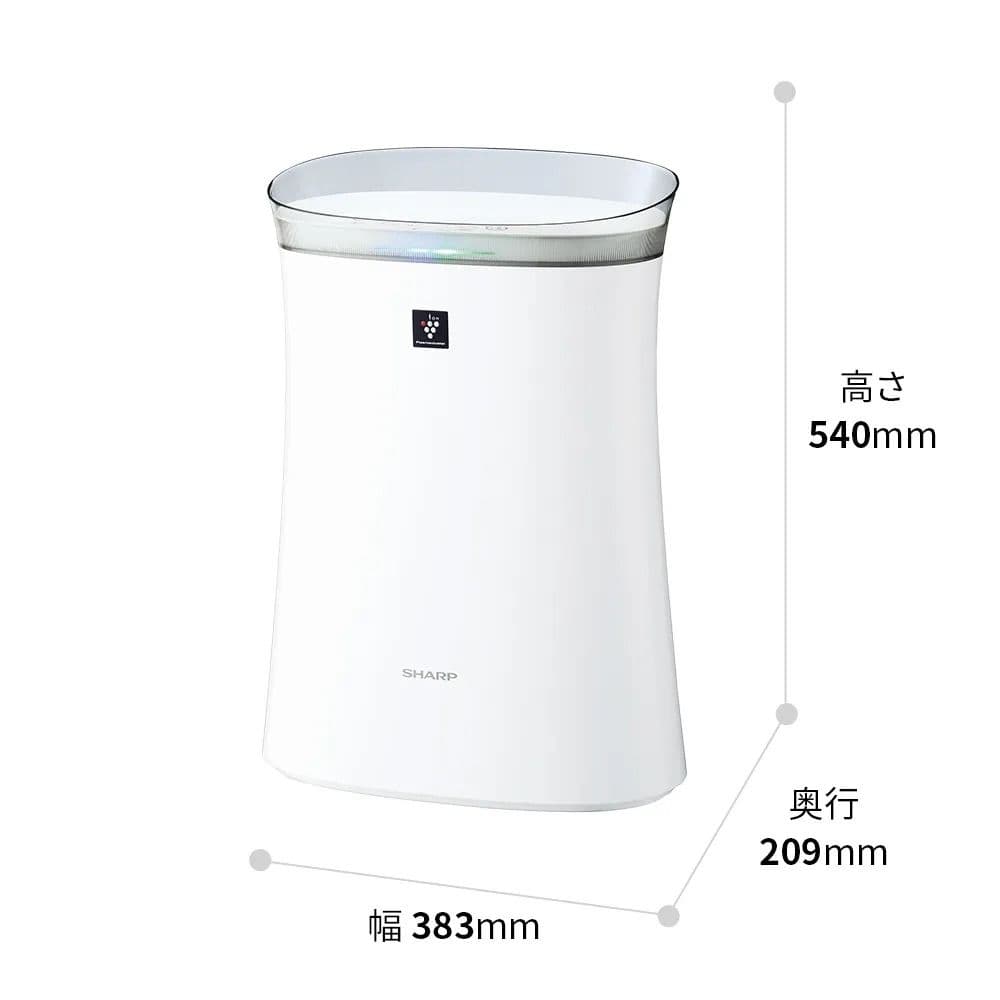 Sharp 空気清浄機　FU-S50_W プラズマクラスター搭載