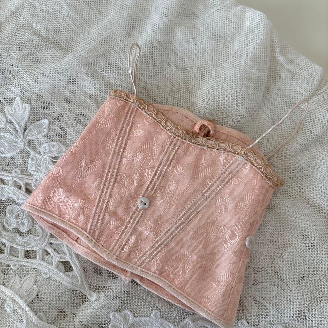 フランスアンティーク ドール用コルセット