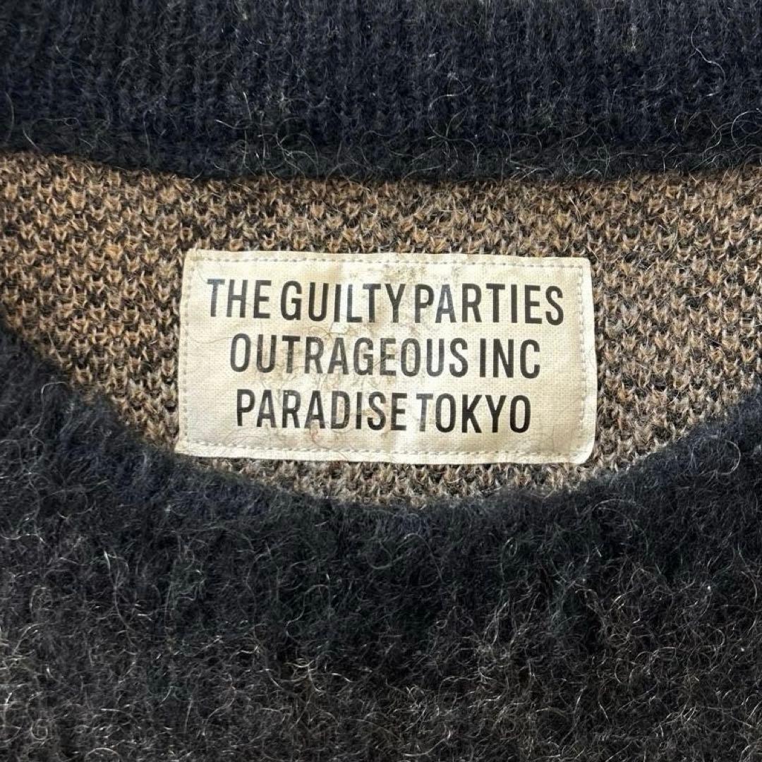 【モヘア混/ WACKOMARIA】GUILTYPARTIES ニット サイズS