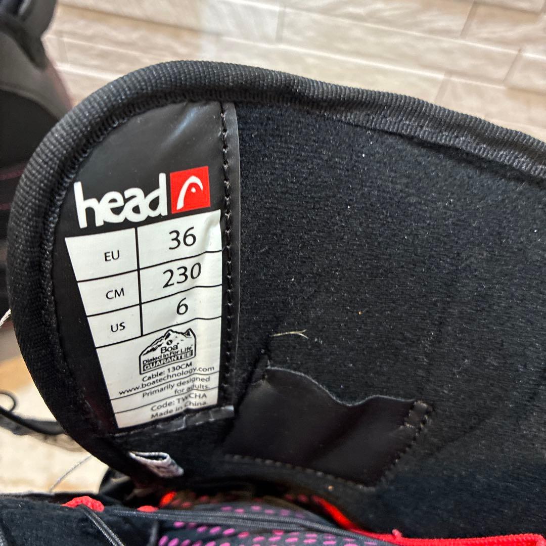 【美品】HEAD スノーボードブーツ　23㎝