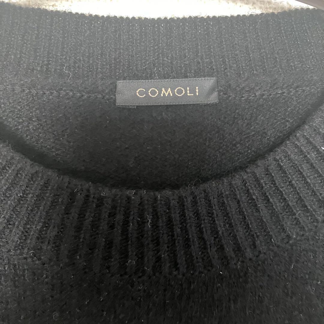 comoli ラムズウールクルーネックニット　size1 25aw