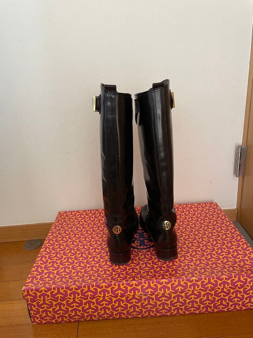 Tory Burch ブーツチョコレートブラウン23.5