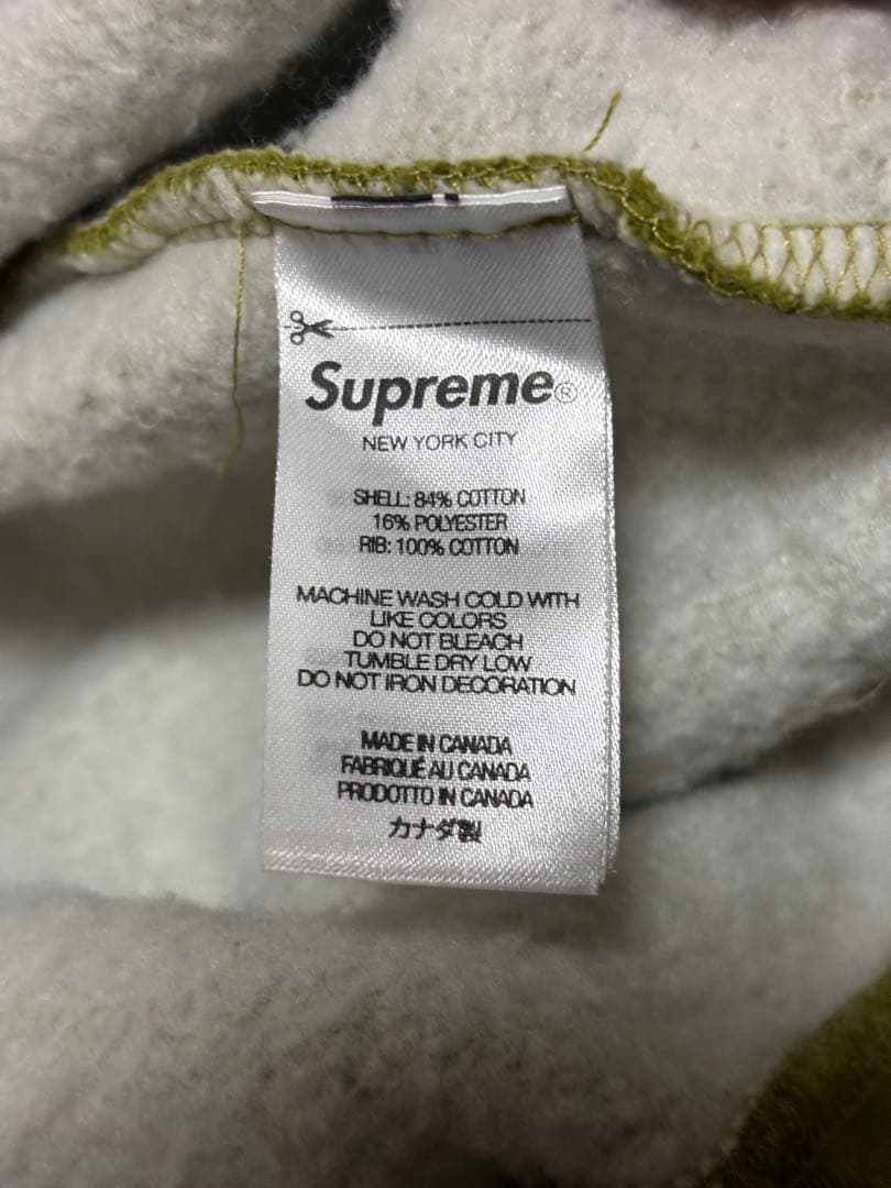 Supreme オリーブグリーン トレーナー