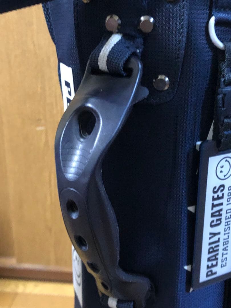 パーリーゲイツ　キャディバッグ　ネイビー　紺　スタンド式　軽量