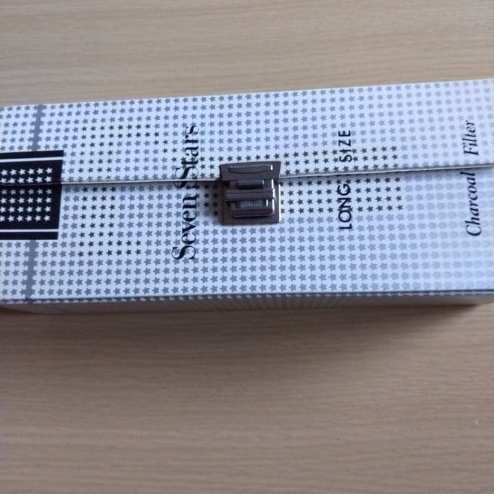 昭和のタバコ柄のカセットテープ入れ2個組