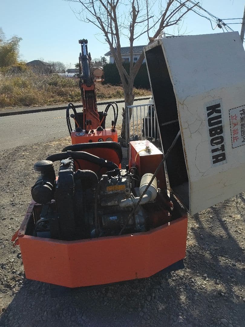 ★実動良好★格安★クボタ　ミニユンボ、バッグホーKH-5H★1t，クラス　手元