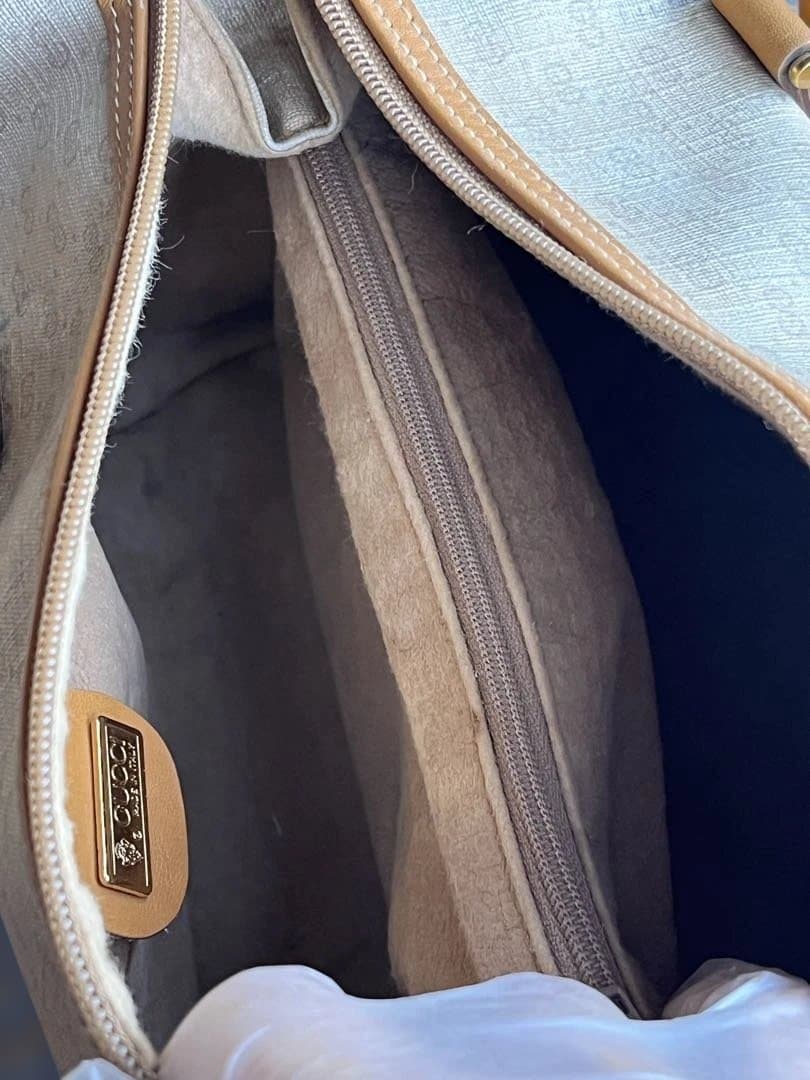 オールドグッチ　マイクロGG ミニボストンバッグ　保存袋付き