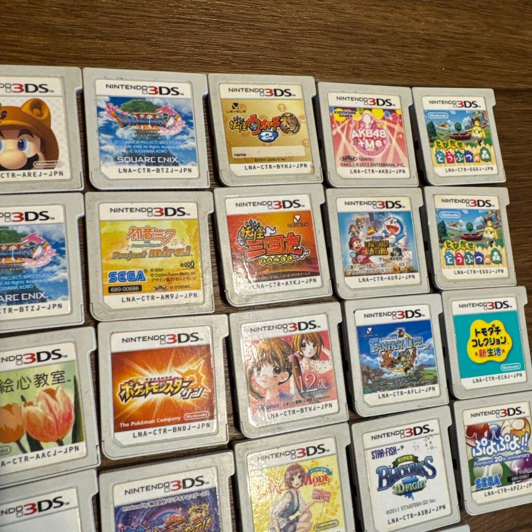 DSソフト　3DSソフトまとめ売り　ジャンク　49枚