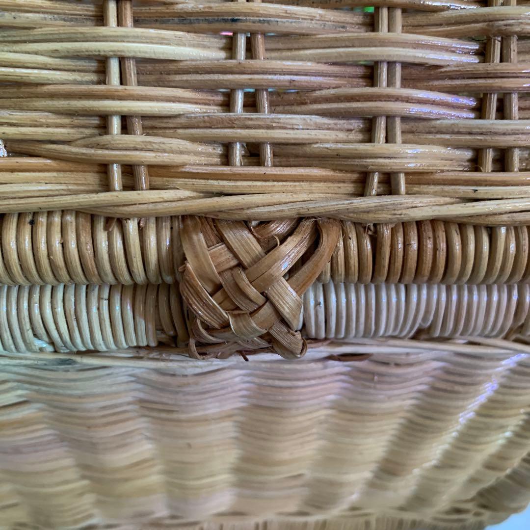 ラタン製 ペットキャリー カゴバック