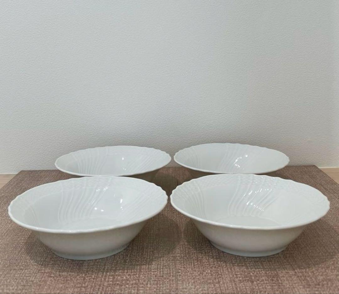 【美品】リチャードジノリ　フルーツソーサー　サラダボウル　4枚セット