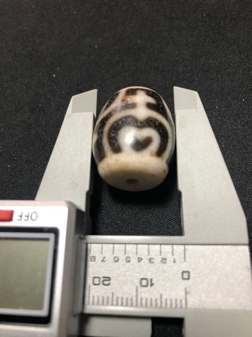 上肯天珠‼️西蔵老礦手工伝承樽型蓮華宝瓶天珠