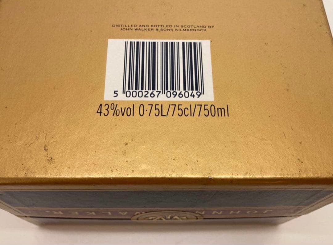 【未開封】ジョニーウォーカー　ブルーラベル　スコッチ　ウイスキー