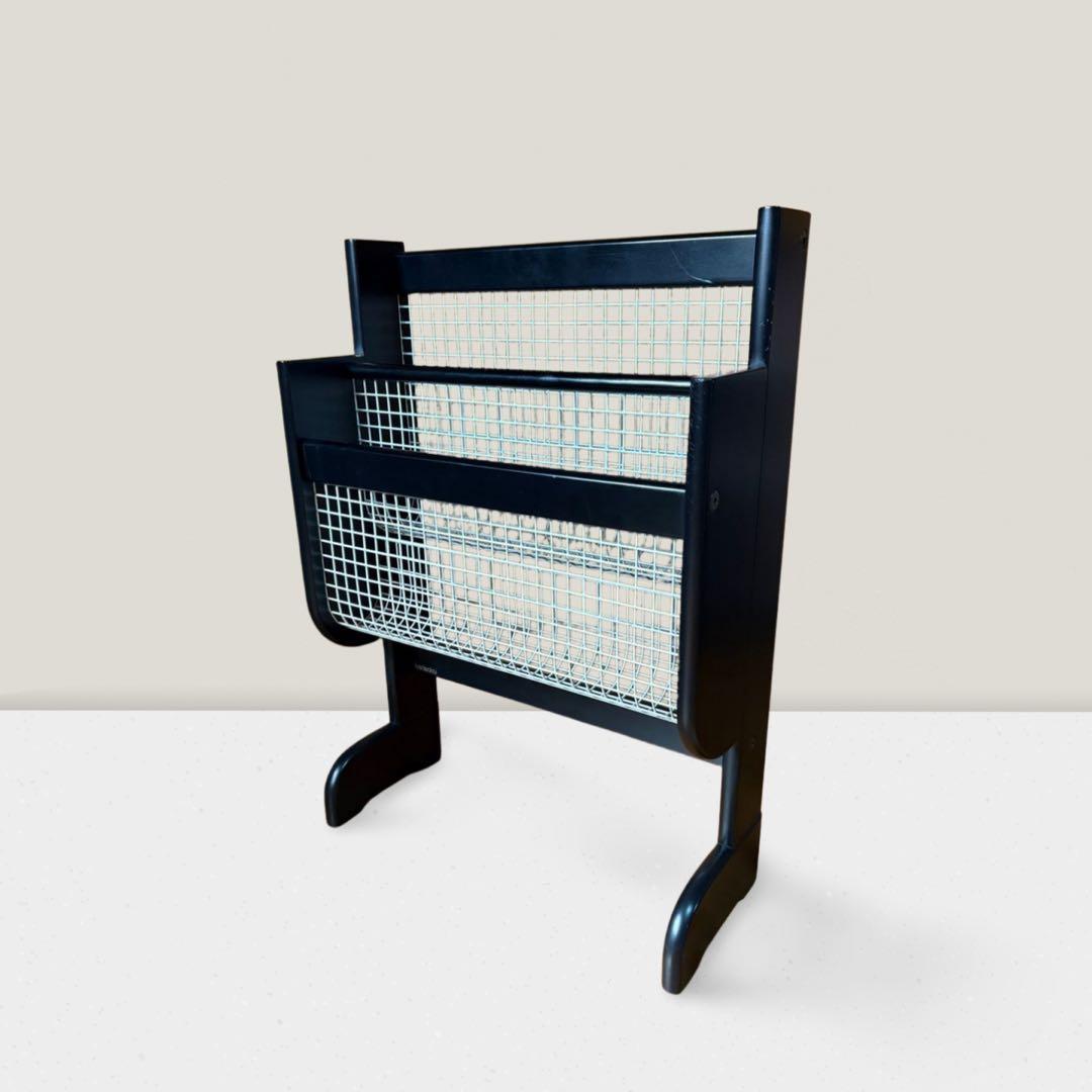 80-90s カリモク マガジンラック レトロモダン ミッドセンチュリー