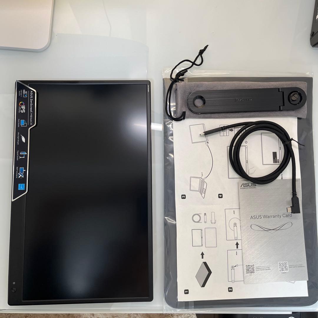 【ほぼ未使用】ASUS ZenScreen MB166CR