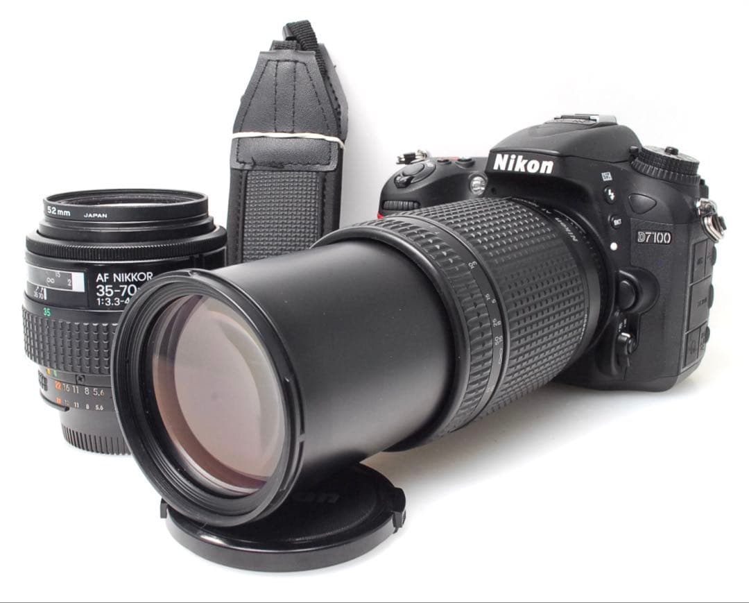 ✨高速連射✨Nikon D7100✨ダブルレンズ✨6400ショット✨超望遠✨