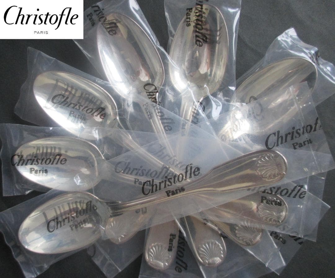 Moss 高級銀器☆クリストフルシルバー コーヒースプーン6本ヴァンドーム