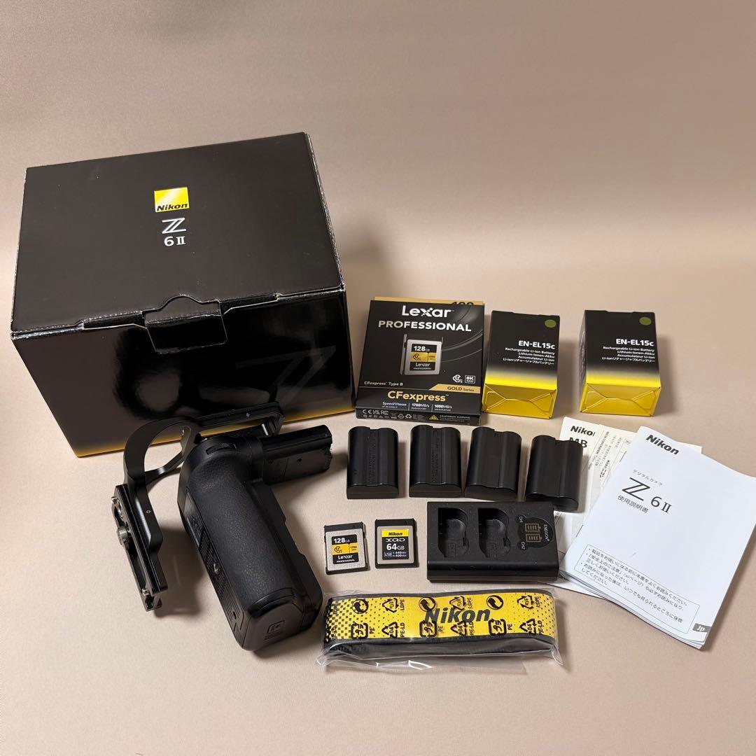 Nikon Z 6 II +レンズ2個 + 縦型グリップセット